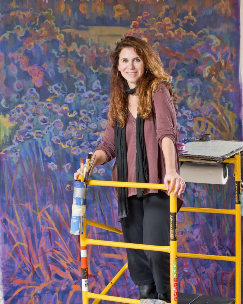 Princeton Artist Brush Co. interviews Nina Weiss, oil painter, landscape painter. Nina Weiss painting tips and techniques.