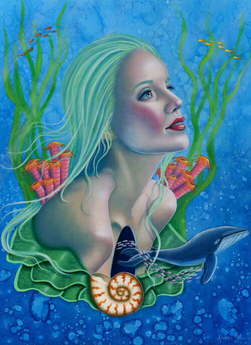 Ocean's Heart by Andres Silvera on Princeton Artist Brush Co. website